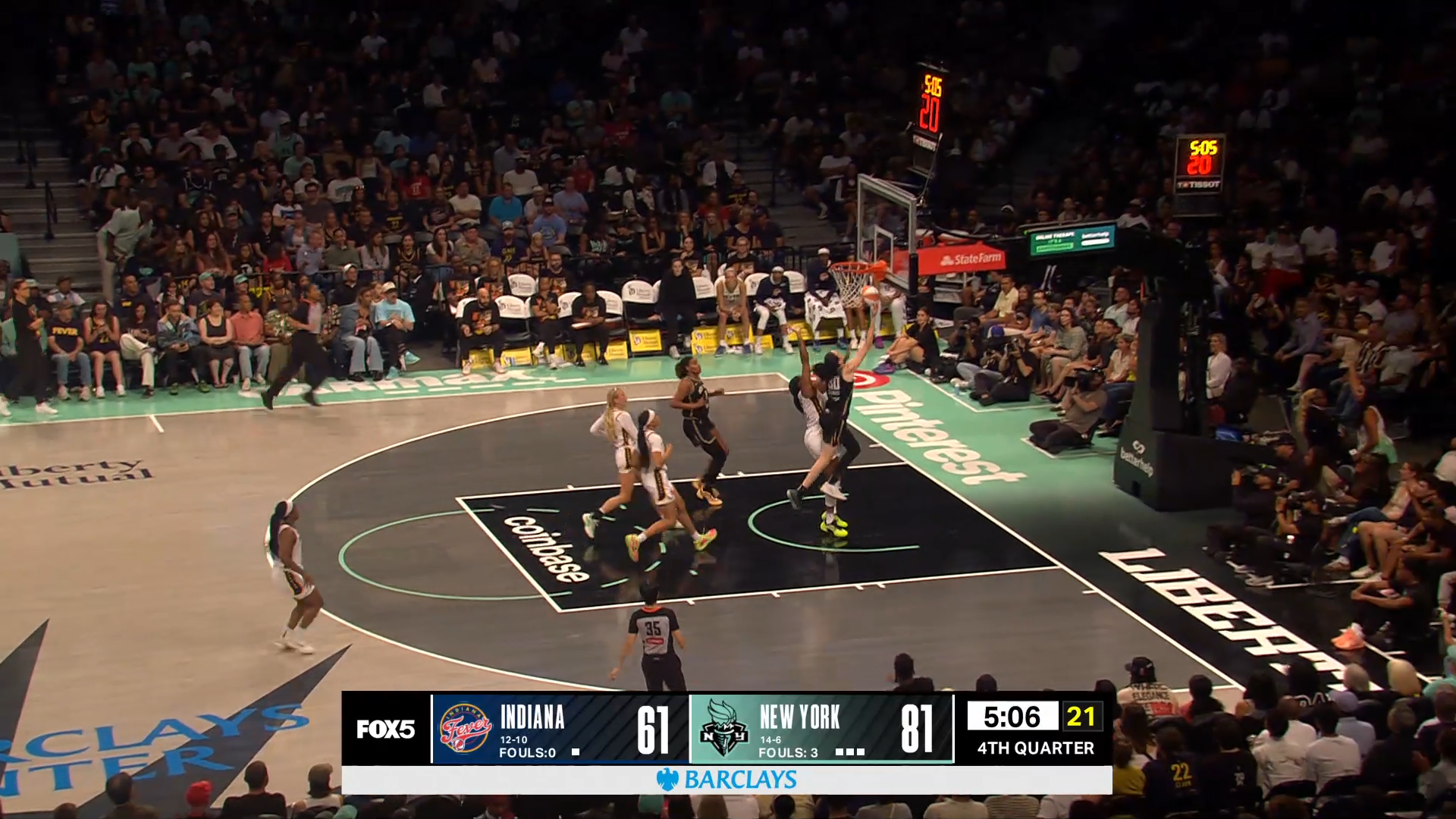 HIGHLIGHTS | Breanna Stewart’s Double-Double Powers Liberty 98–77 Over Fever – July 16, 2025